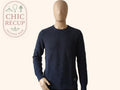 Pull - Angelo Litrico - L - Bleu Marine - Maille texturée