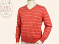 Sweat Col V Lacoste - Xxl - Corail - Phleg-04