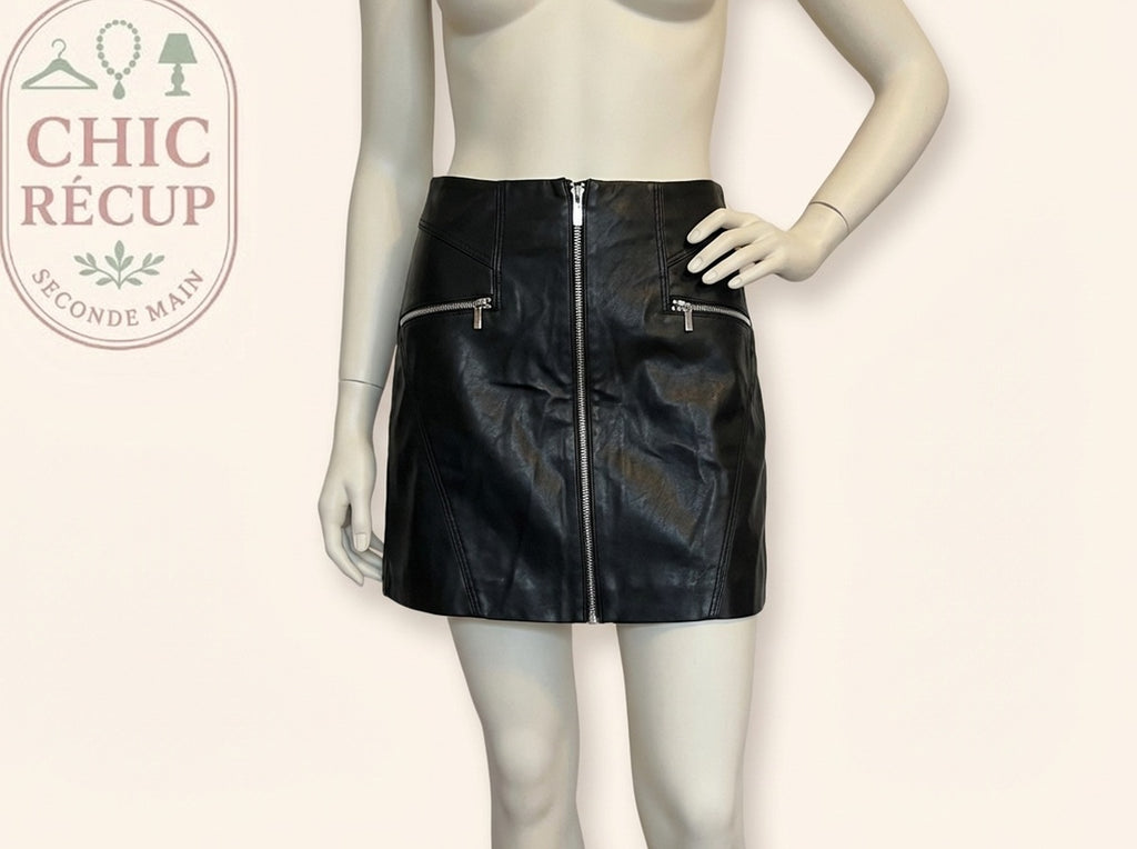 Mini-jupe Morgan - S - Noir - Lerom-18