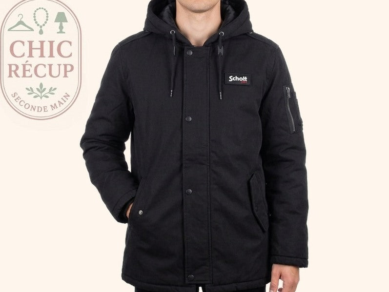 Parka Schott - M - Noir - Thgen-58