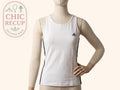Débardeur de sport Adidas - M - Blanc