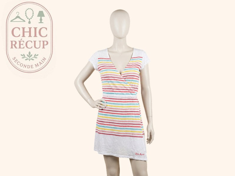 Robe d'été Little Marcel - Xl - Blanc - Rayures