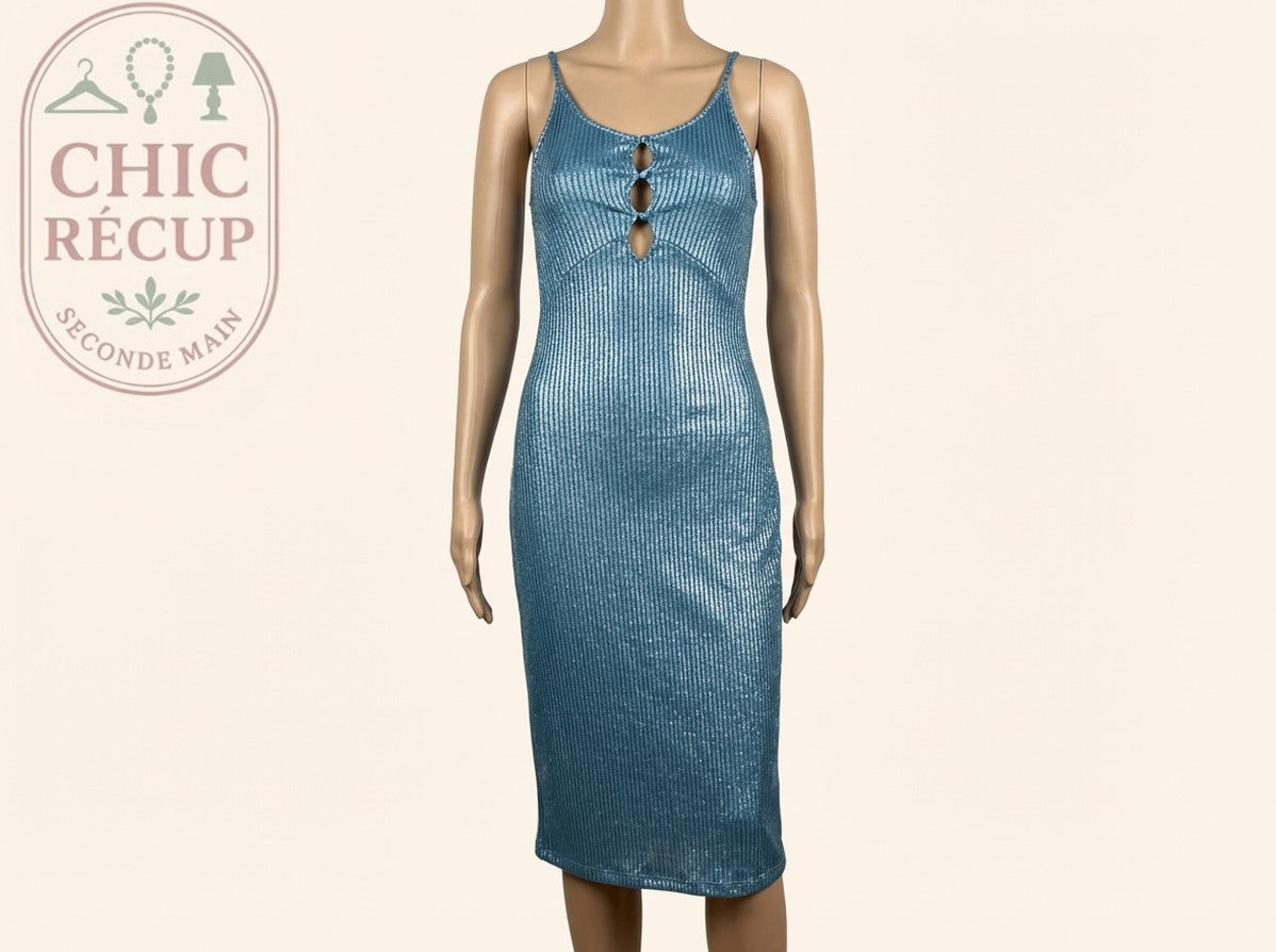 Robe Mini Jennyfer - Xs - Bleu - Shbad-78