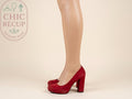 Chaussures À Talons Cosmoparis - 38 - Rouge - Brhal-57
