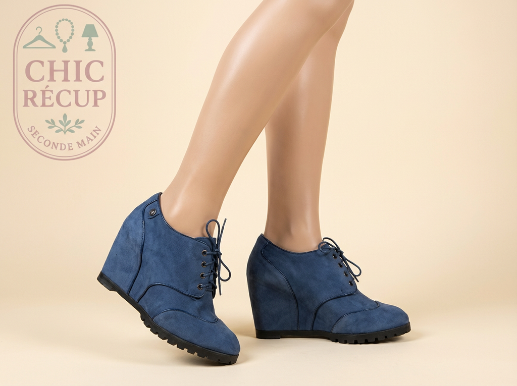 Bottines Pakerson - 36 - Bleu - Labag-194