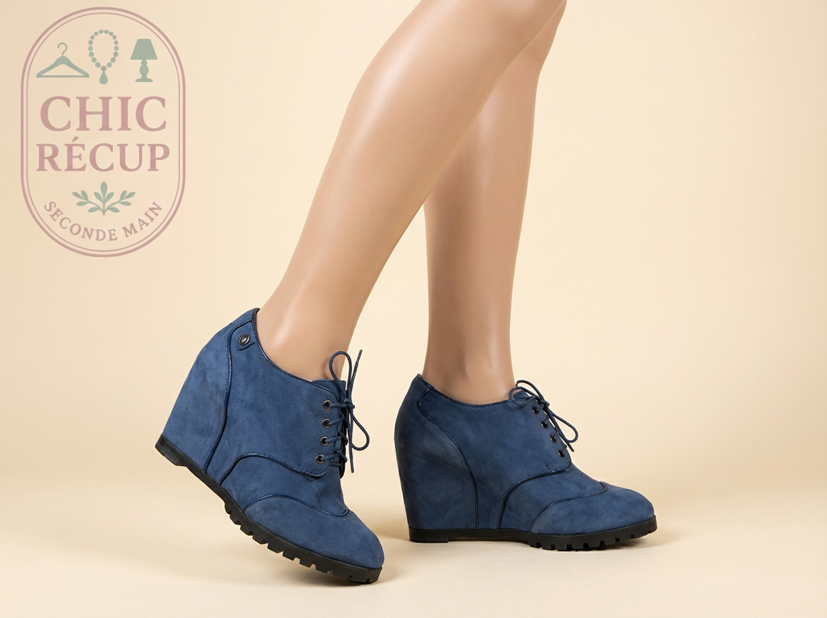 Bottines Pakerson - 36 - Bleu - Labag-194