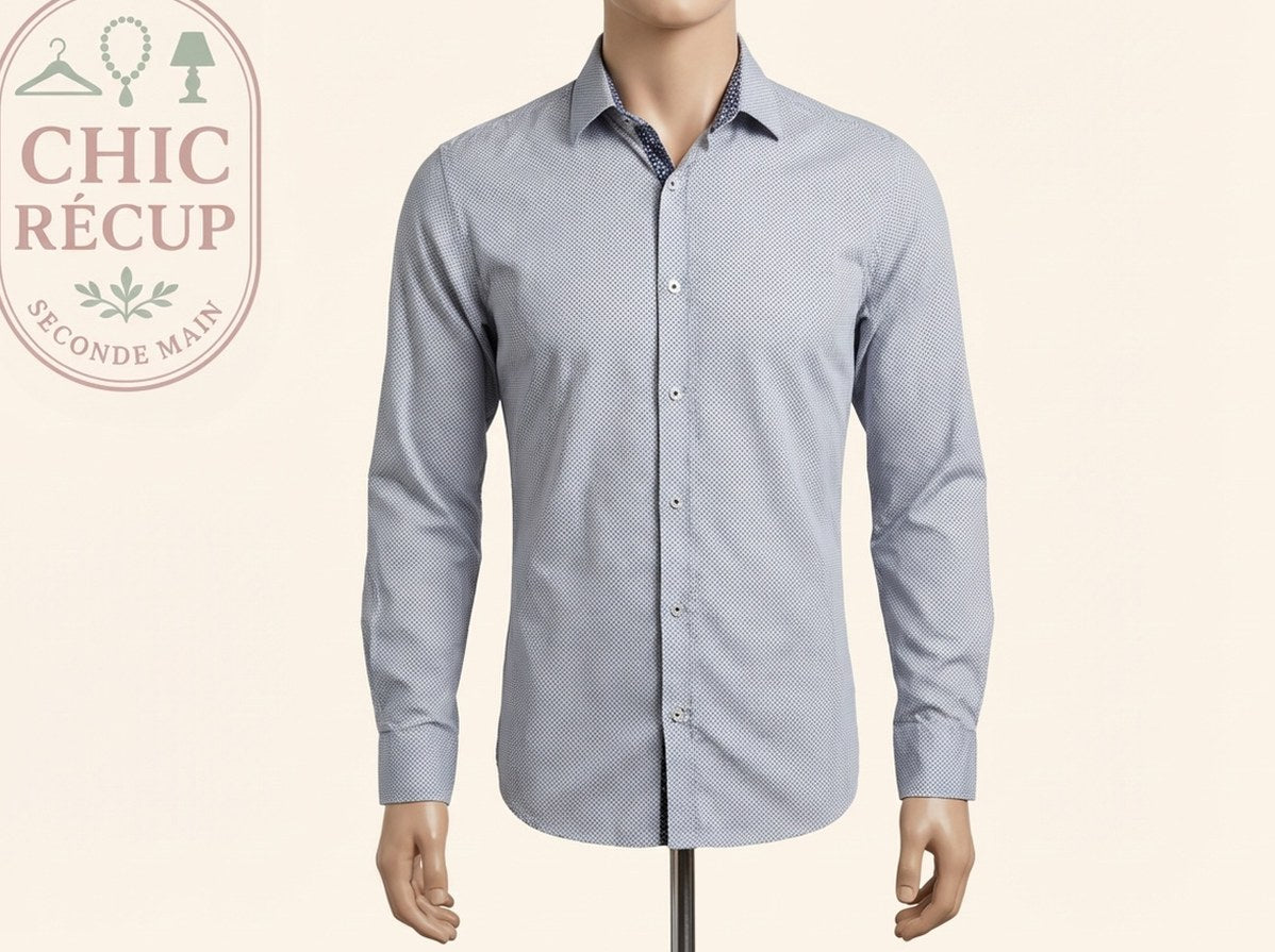 Chemise à Motifs Scotch & Soda - S - Bleu Clair - Magil-10