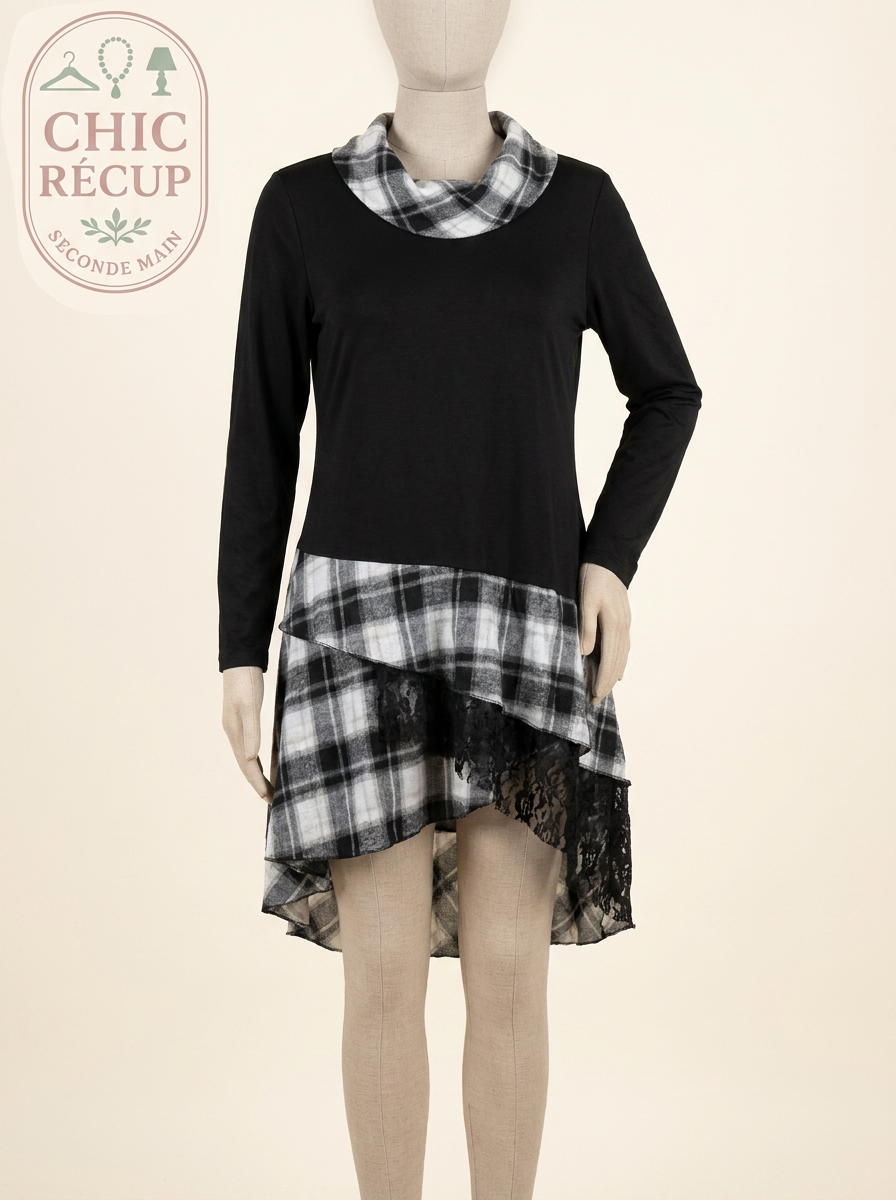 Robe Rosegal - 52 - Noir - Asymétrique