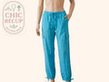 Pantalon cargo sans marque - 42 - Light-blue - C.i.f.a