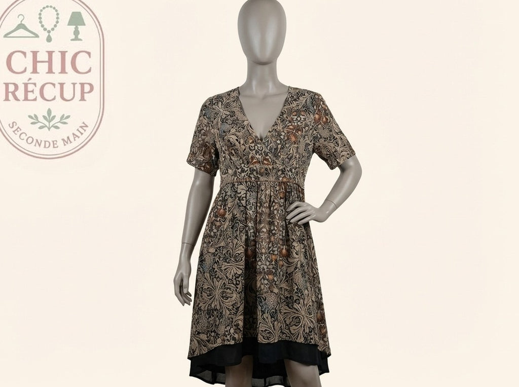 Robe Midi Ikks - 40 - Multicolore - Casor-6
