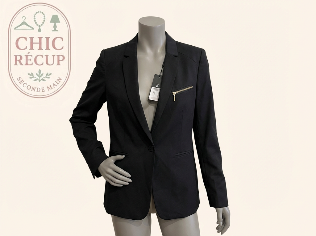 Blazer Caroll - 46 - Noir - Labag-187