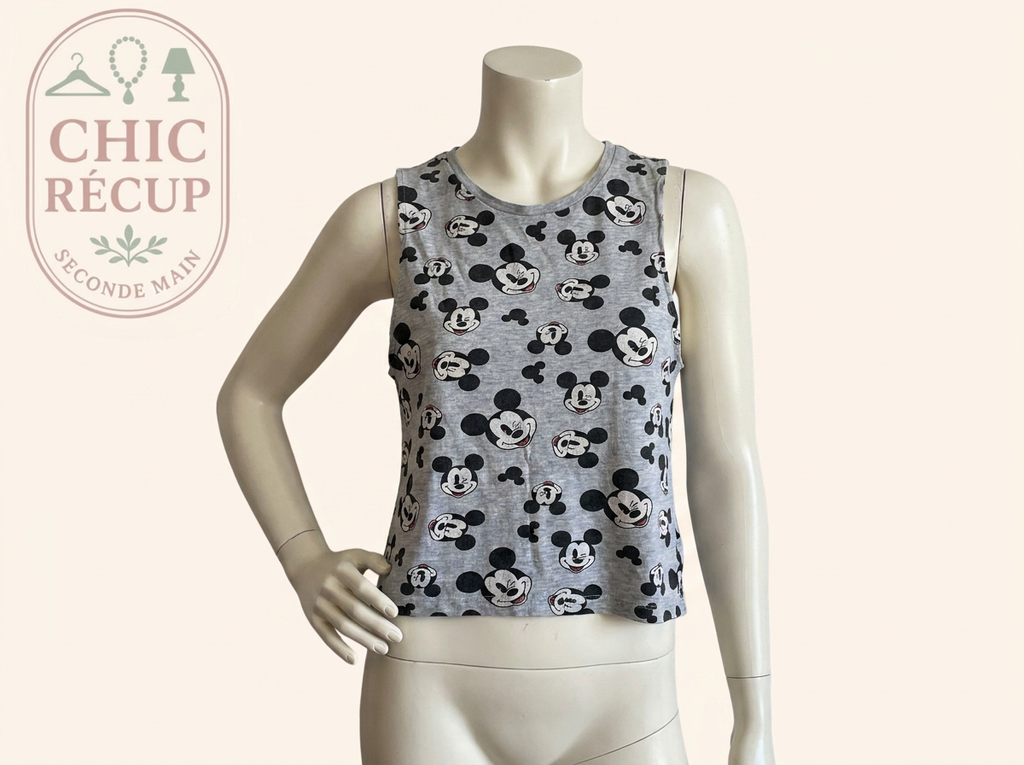 Debardeur Primark - 38 - Gris - Audeb-15