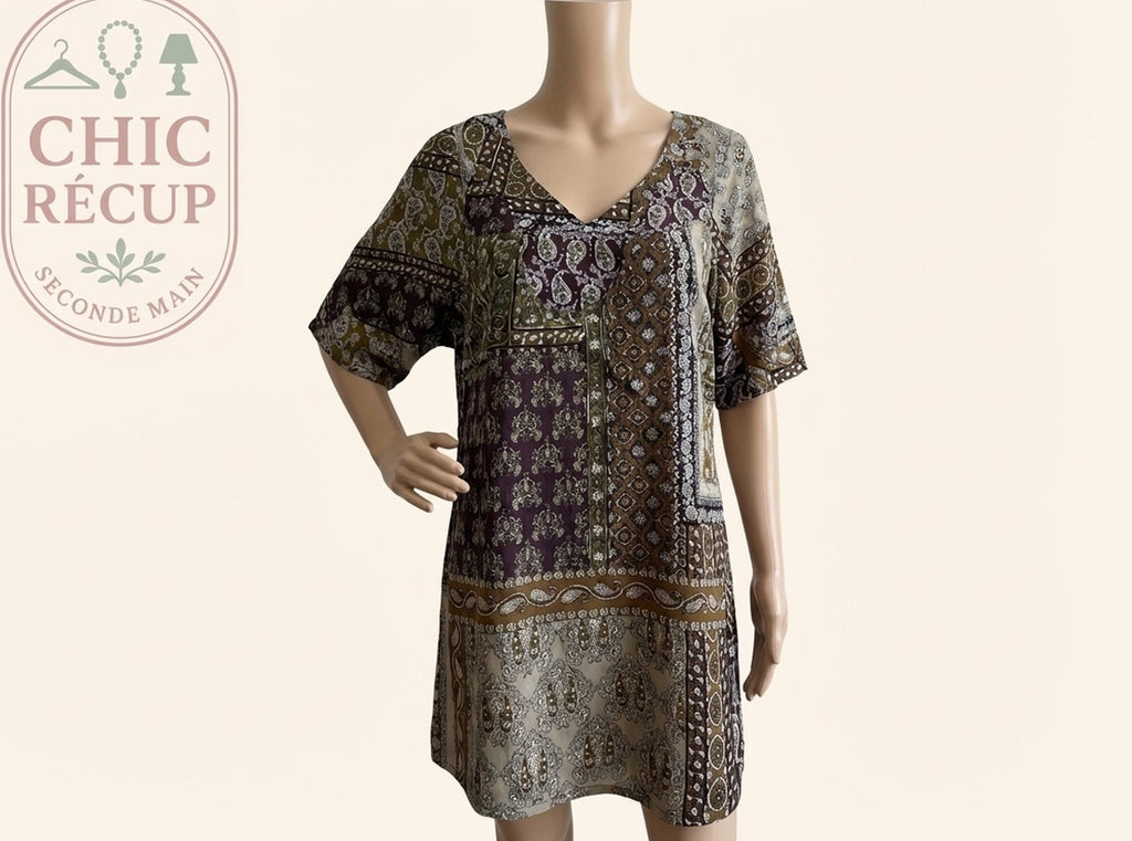 Robe Casual Morgan - L - Marron - Codia-10