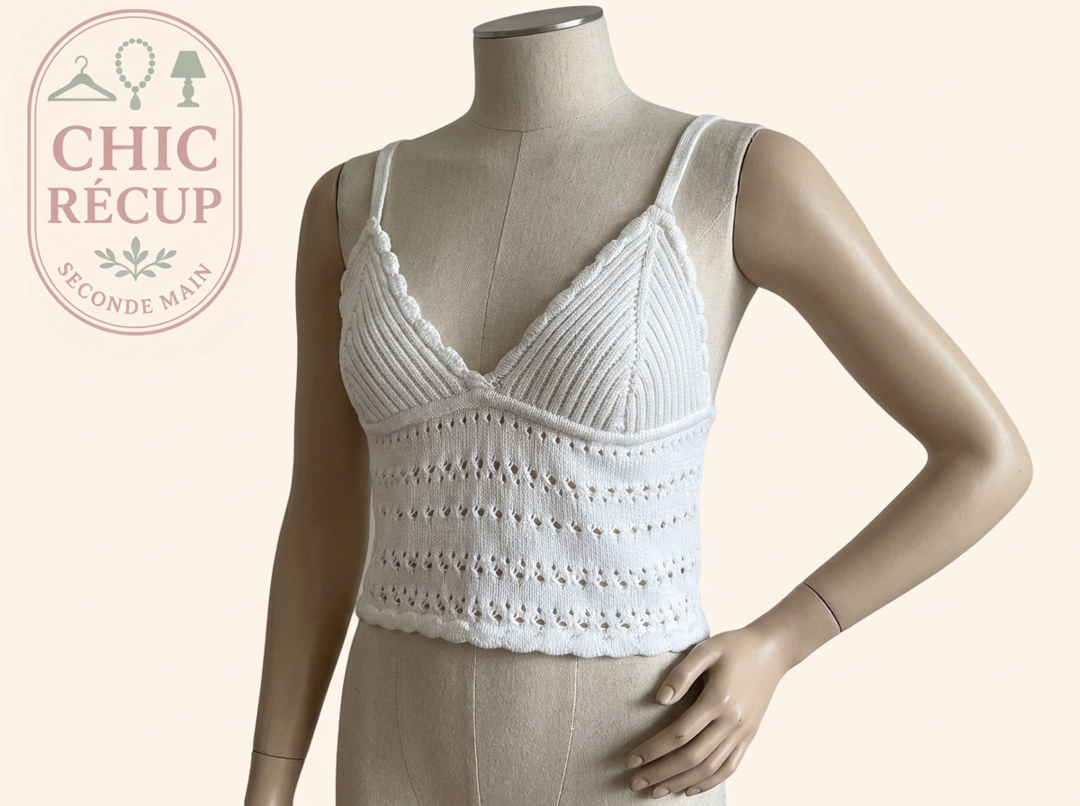 Tops Court - Undiz - M - Blanc - Macar-13