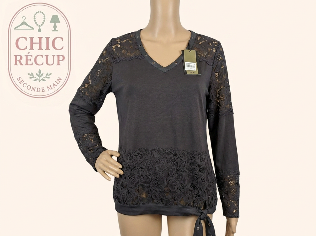 Blouse - Mado Et Les Autres - Fr 44 - Gris - Sasch-08