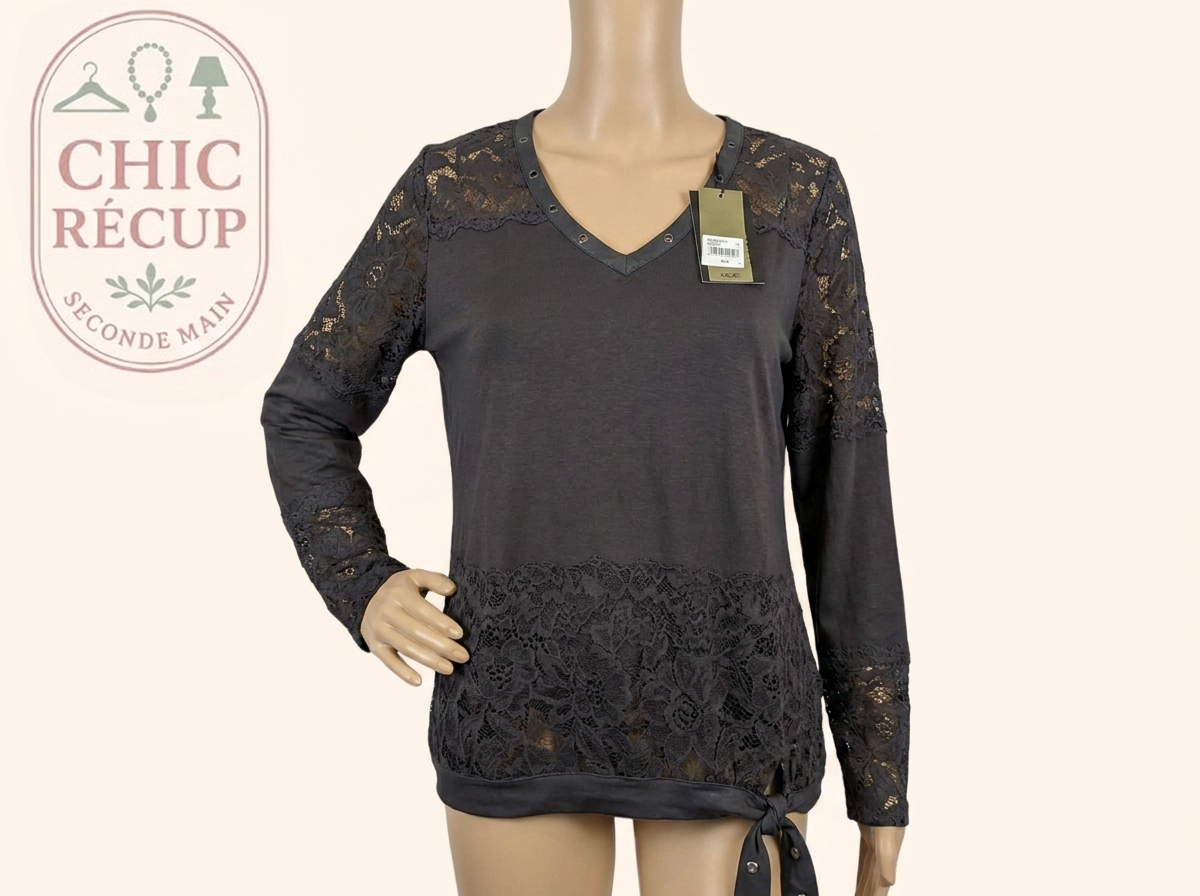 Blouse - Mado Et Les Autres - Fr 44 - Gris - Sasch-08
