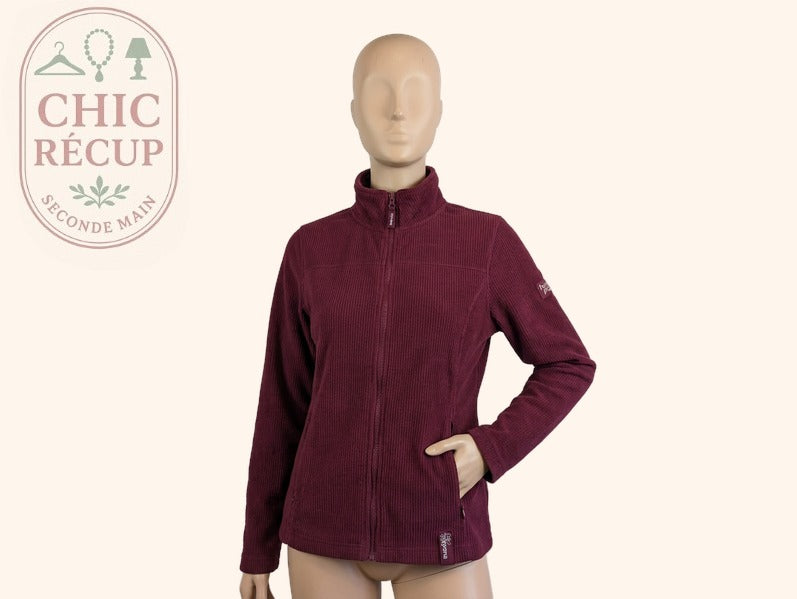Veste Polaire - Nirvana - S - Bordeaux - Iscou-21