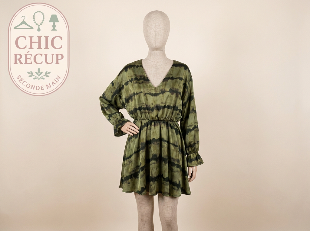 Robe Midi - Holly & Joey - 36 - Kaki - Sthas-20