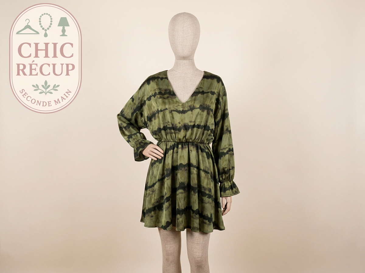 Robe Midi - Holly & Joey - 36 - Kaki - Sthas-20