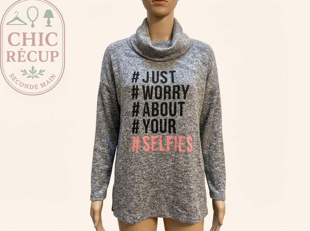 Sweat Mim - M - Gris - Chpav-114