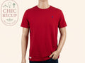 T-shirts Uni Polo Club - L - Rouge - Thgen-67