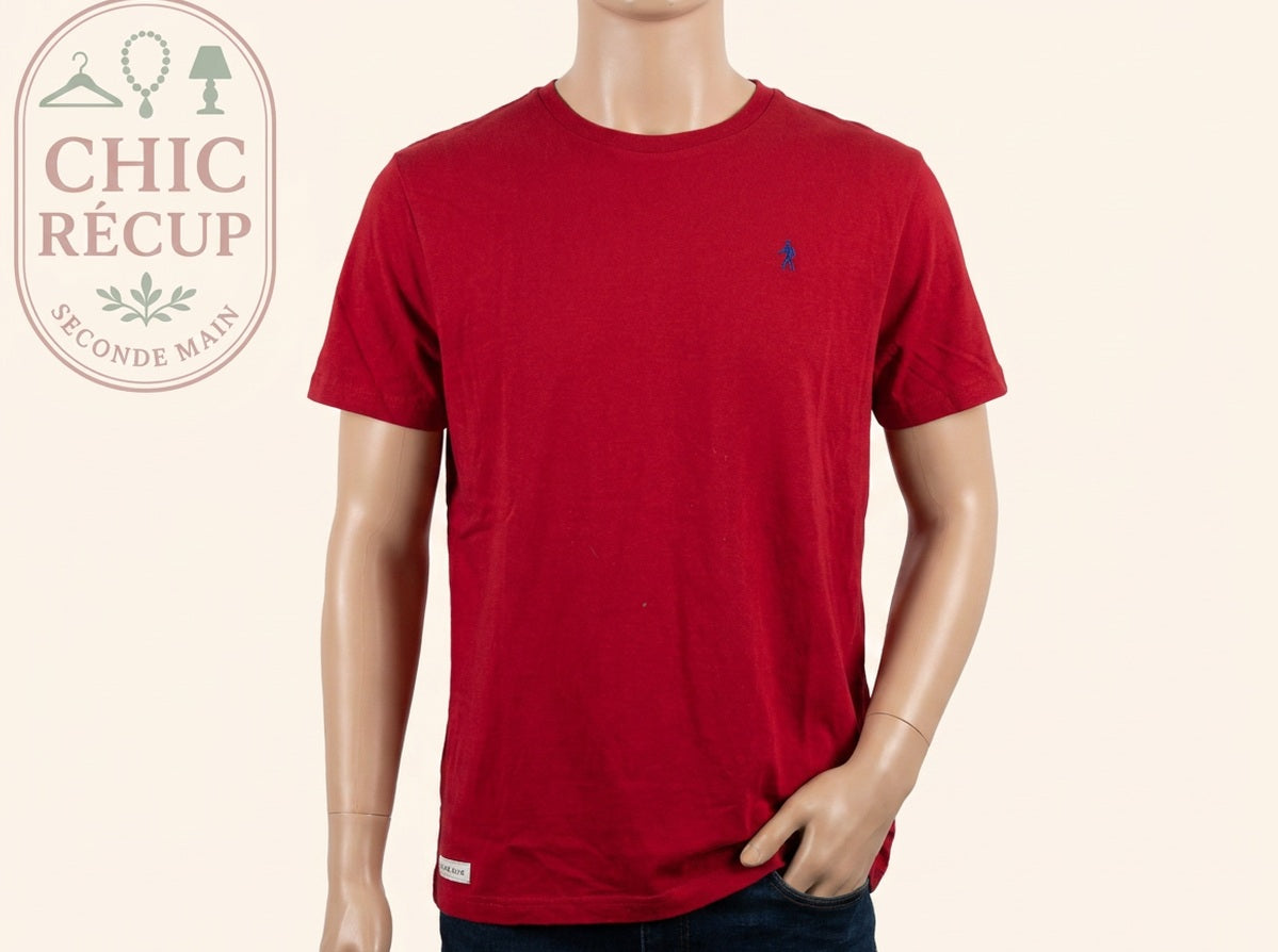 T-shirts Uni Polo Club - L - Rouge - Thgen-67