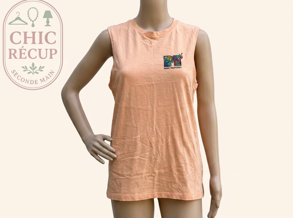 Débardeur H&m - S - Corail - Shbad-43