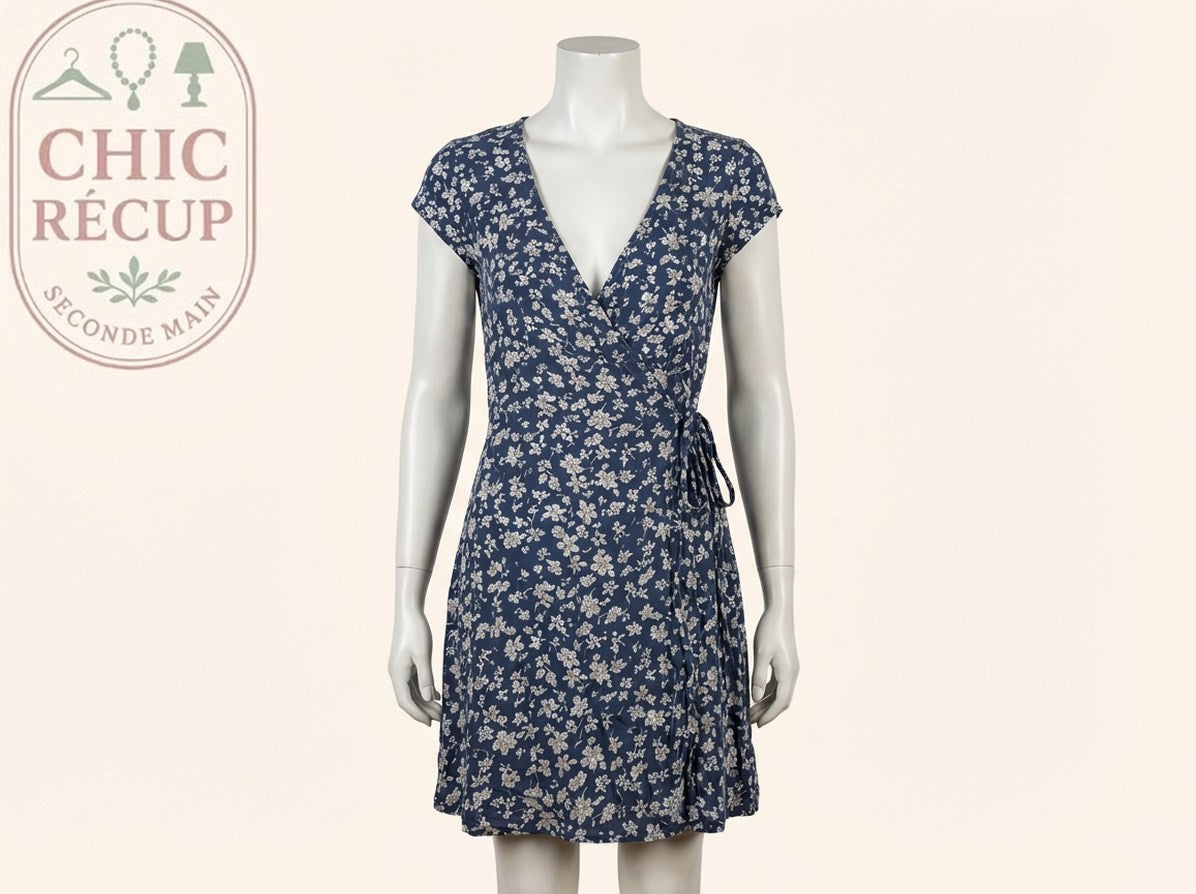 Robe Casual Divided - 34 - Bleu - Mache-03