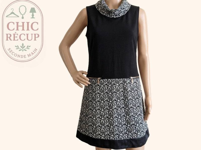 Robe Casual Jus d'orange - Noir - Olhat-56