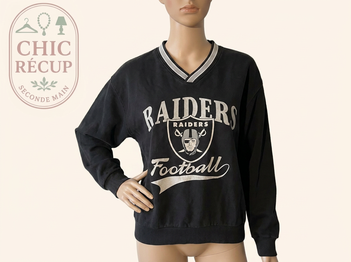 Pull Col V Nfl - M - Noir - Lubel-36