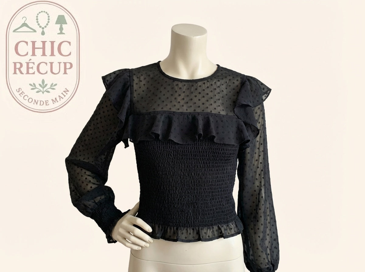 Blouse Don't Call Me Jennyfer - S - Noir - lerom-01