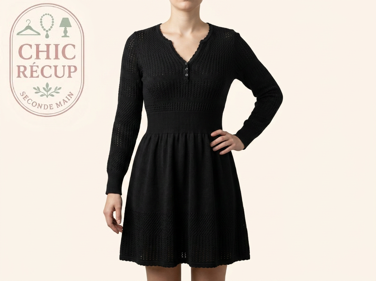 Robe Casual Et Compagnie - 46 - Noir - Myfed-249