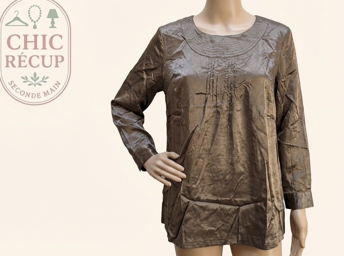Blouses Manches Longue Damart - 48 - Gris - Labag-92