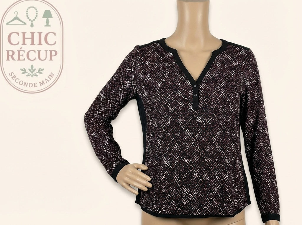 Blouse Gémo - S - Noir - Qubur-77