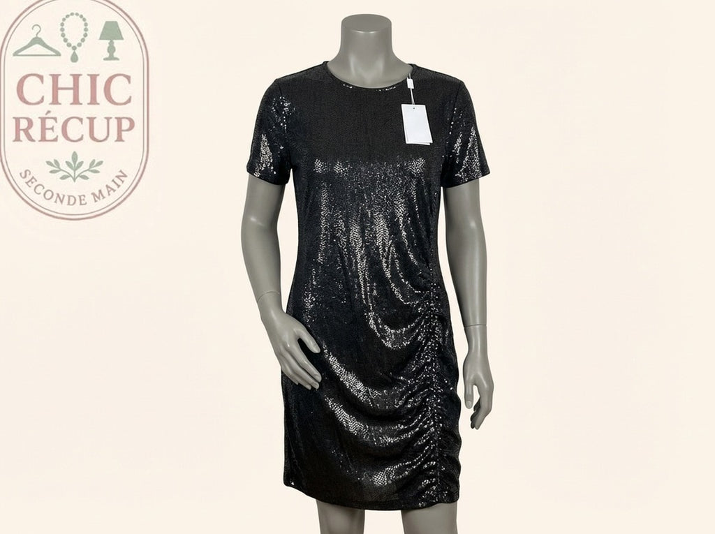 Robe Midi Ichi - L - Argenté - Myfed-37