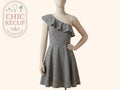 Robe d'été Morgan - 40 - Noir - Vichy asymétrique