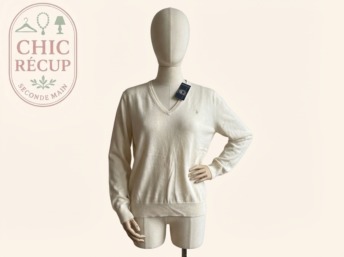 Pull Ralph Lauren - Xl - Blanc - Labag-159