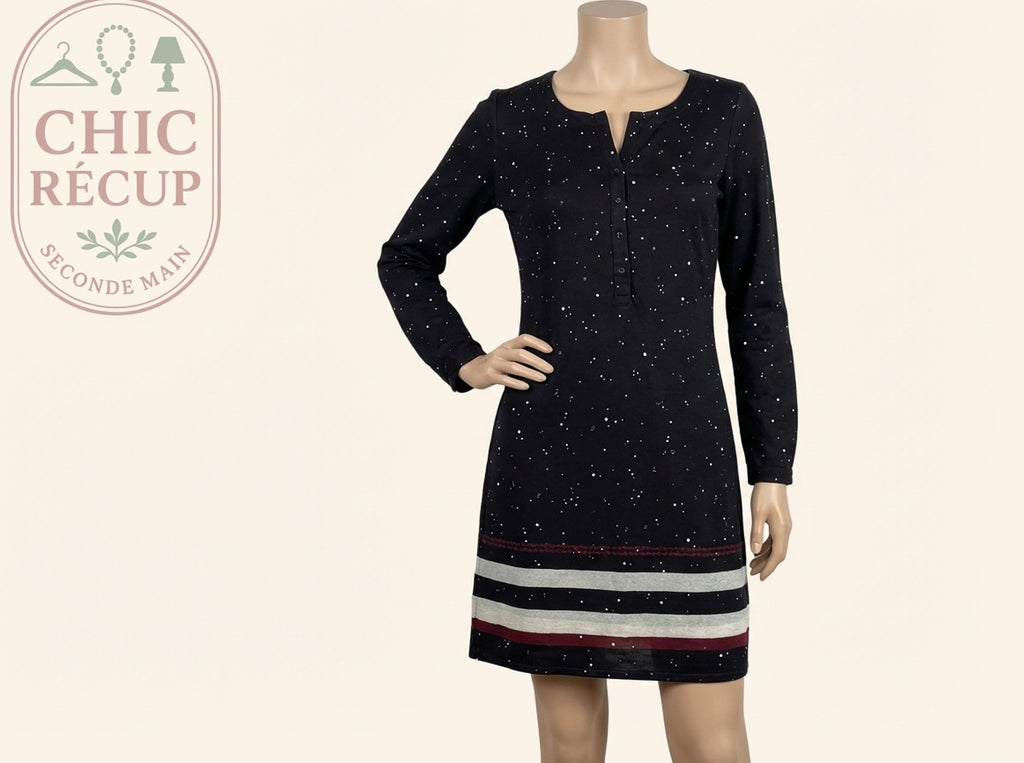 Robe Casual Maé Mahé - Noir - Olhat-62