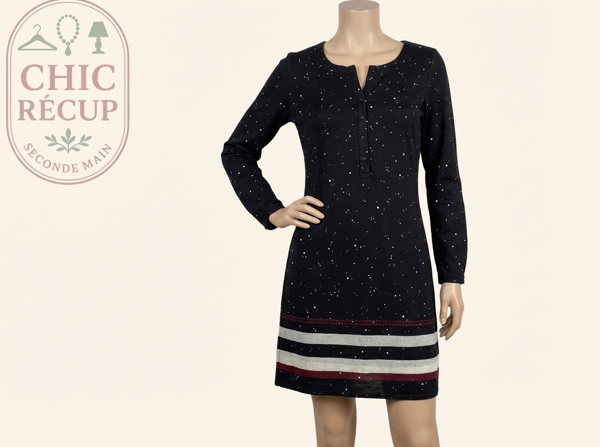 Robe Casual Maé Mahé - Noir - Olhat-62