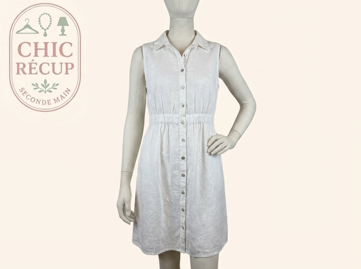 Robe comma, - 42 - Blanc - 377 691