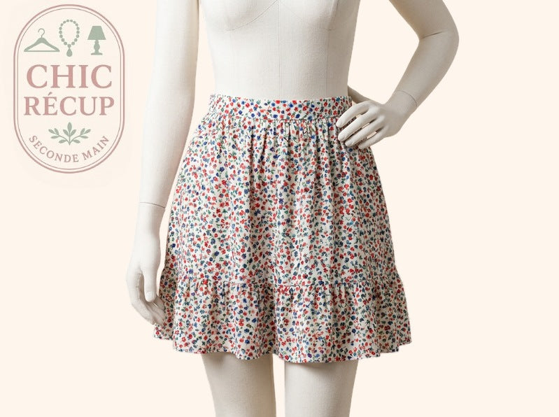Jupe Only - L - Rose - Léopard