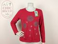 Blouse - Coline - L - Rouge - Sasch-32