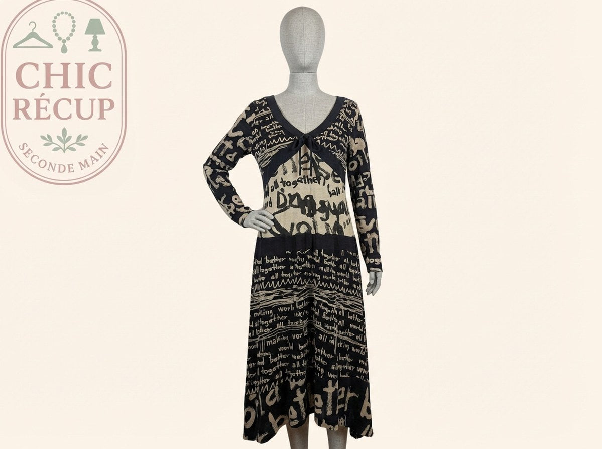Robe Casual Desigual - Xl - Noir - Myfed-42