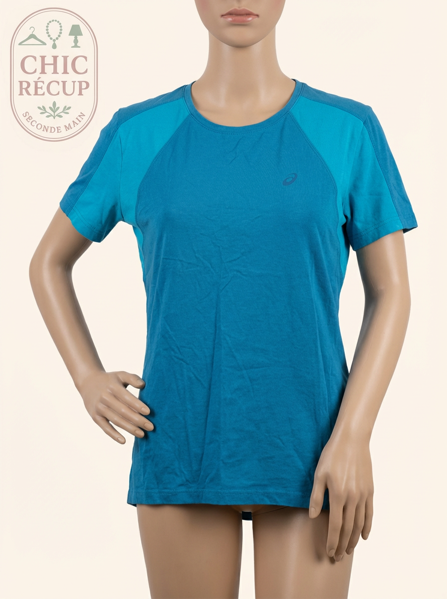 T-shirt Schiesser - Xxl - Turquoise - Labag-177