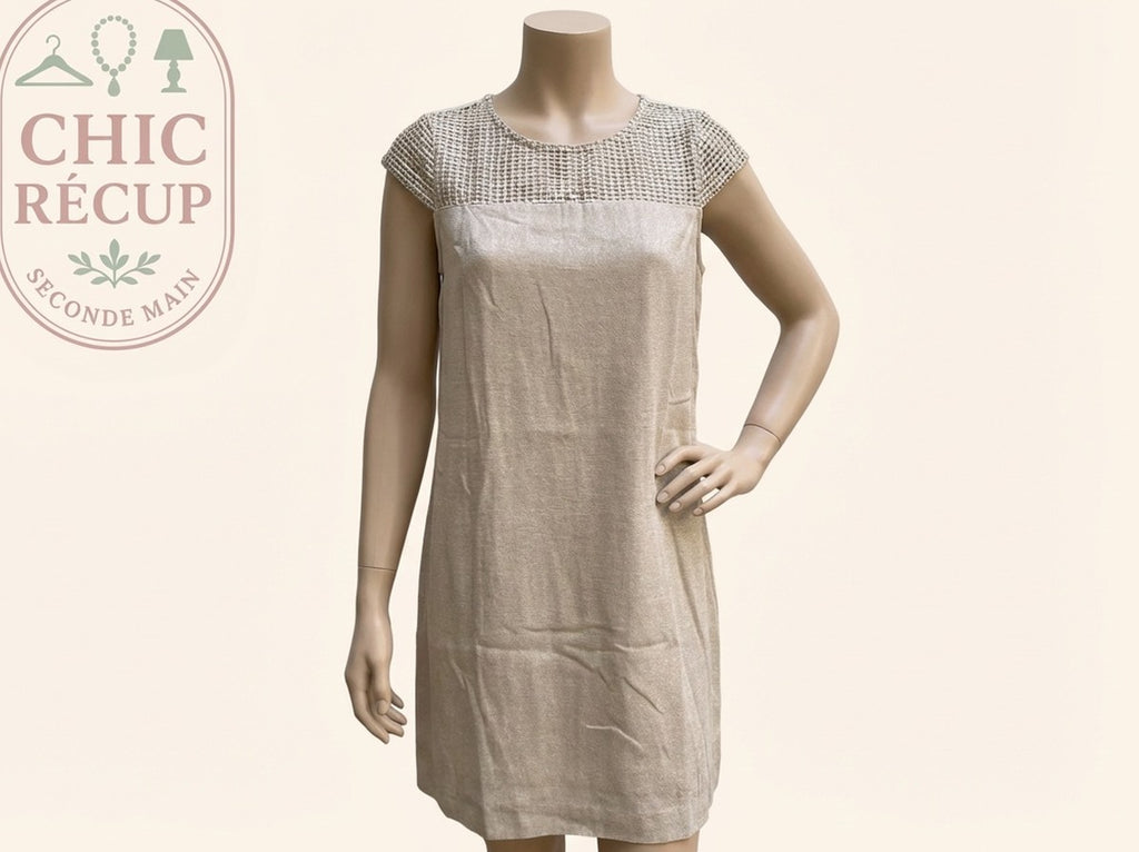 Robe Midi Zara - L - Blanc - Paval-48