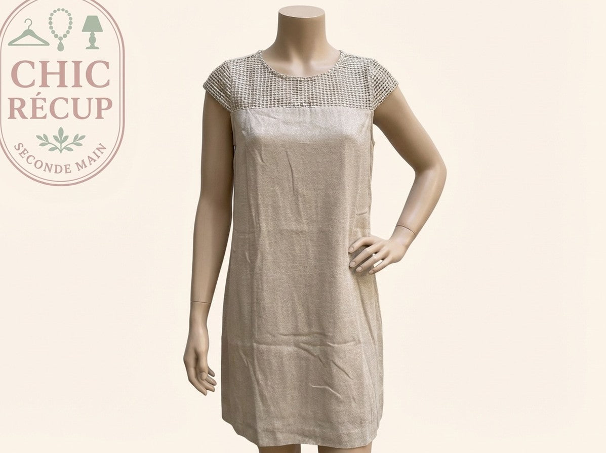 Robe Midi Zara - L - Blanc - Paval-48