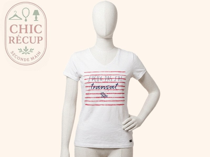 T-shirt - Terre De Marins - 42 - Blanc - Qubur-149