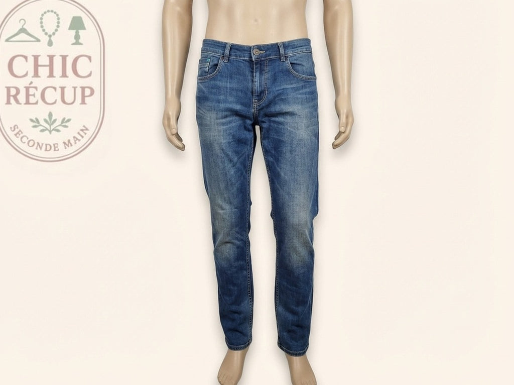 Jeans Slim Bonobo - M - Bleu - Olmar-6
