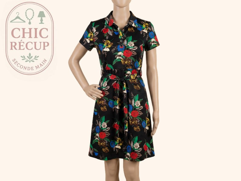 Robe Smashed Lemon - Xl - Noir - Melany