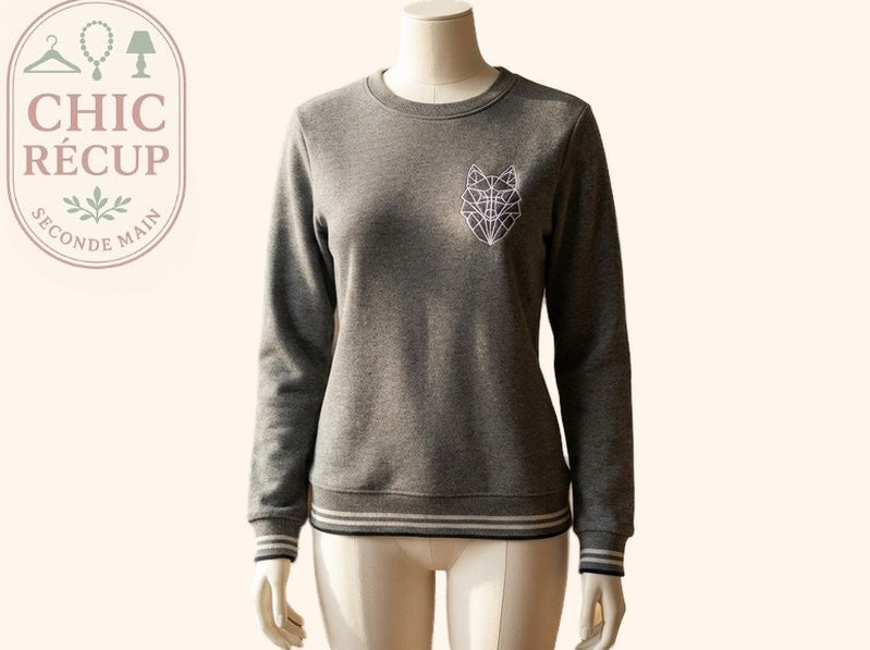 Sweatshirt Bizzbee - S - Gris - Vabar-08